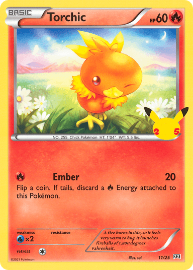 Torchic, McDonald's Collection 2021 11