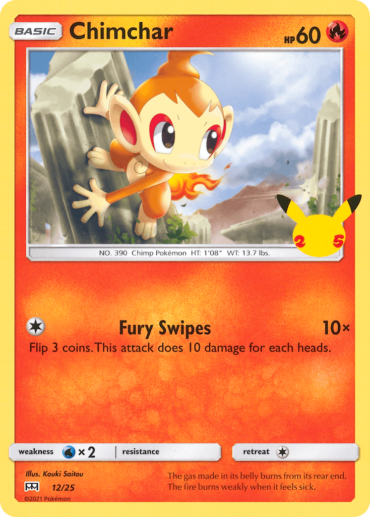 Chimchar, McDonald's Collection 2021 12