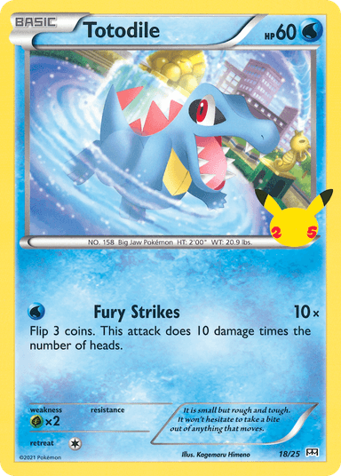 Totodile, McDonald's Collection 2021 18