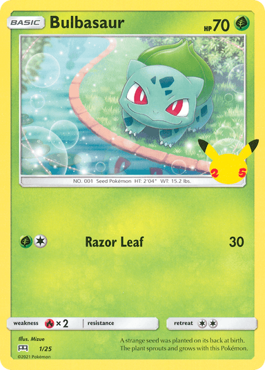 Bulbasaur, McDonald's Collection 2021 1