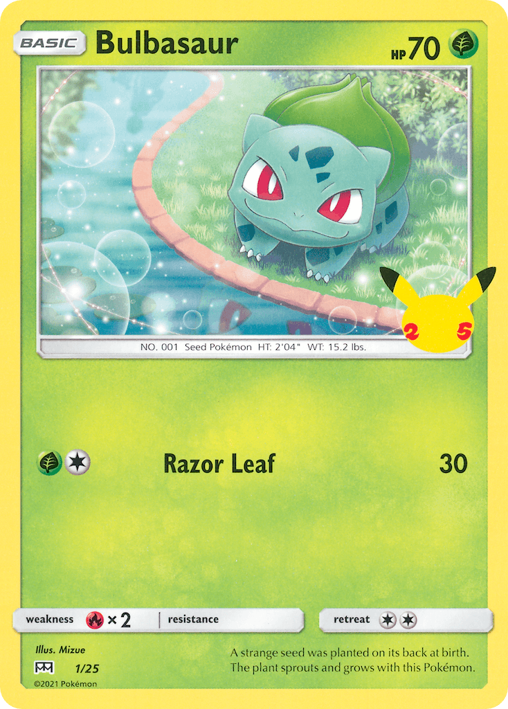 Bulbasaur, McDonald's Collection 2021 1
