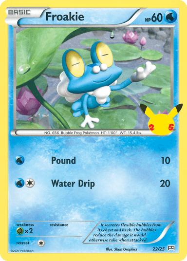 Froakie, McDonald's Collection 2021 22
