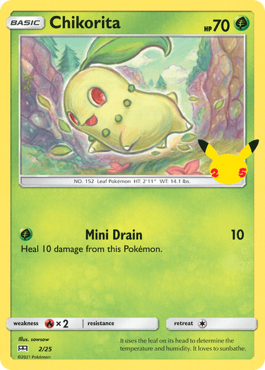 Chikorita, McDonald's Collection 2021 2