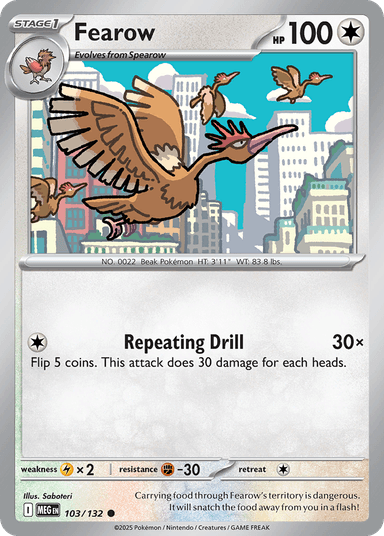 Fearow, Mega Evolution 103