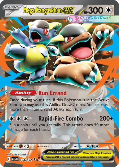 Mega Kangaskhan ex, Mega Evolution 104