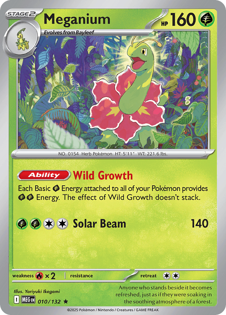 Meganium, Mega Evolution 10