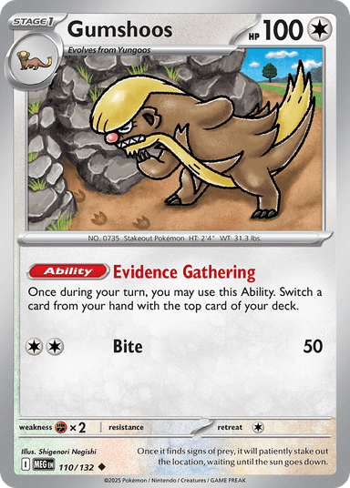 Gumshoos, Mega Evolution 110