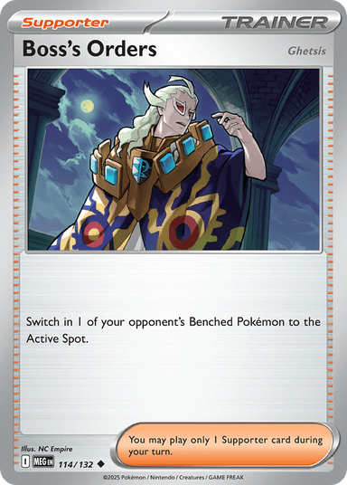 Boss's Orders, Mega Evolution 114