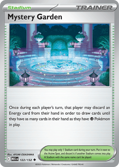 Mystery Garden, Mega Evolution 122