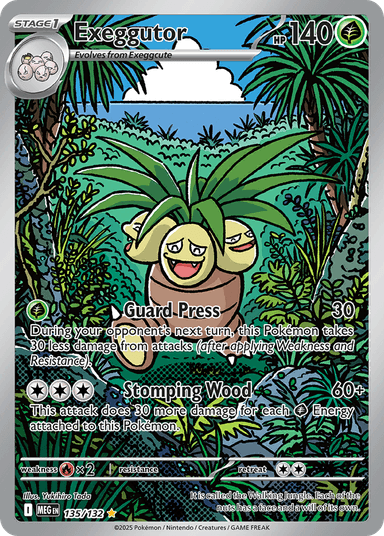 Exeggutor, Mega Evolution 135