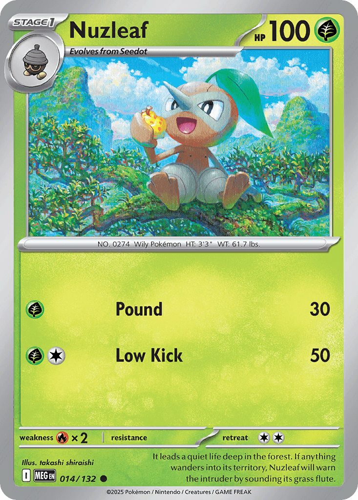 Nuzleaf, Mega Evolution 14