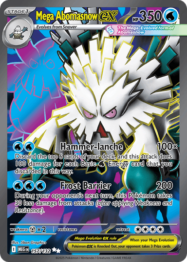 Mega Abomasnow ex, Mega Evolution 157
