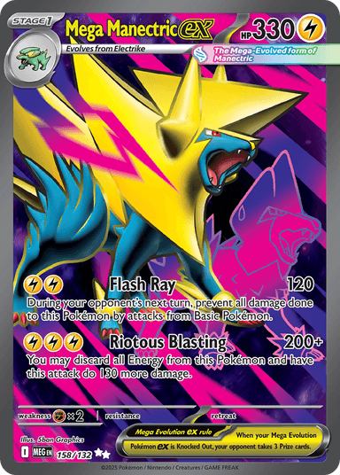 Mega Manectric ex, Mega Evolution 158