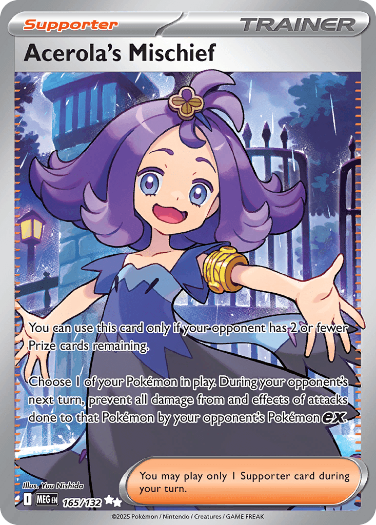 Acerola's Mischief, Mega Evolution 165