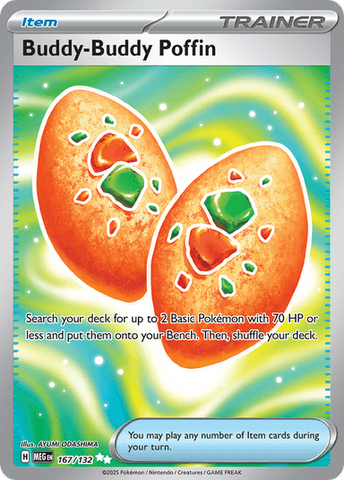 Buddy-Buddy Poffin, Mega Evolution 167