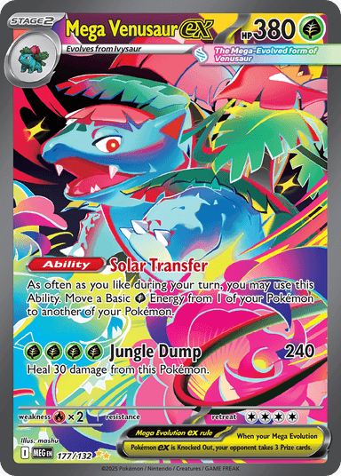 Mega Venusaur ex, Mega Evolution 177