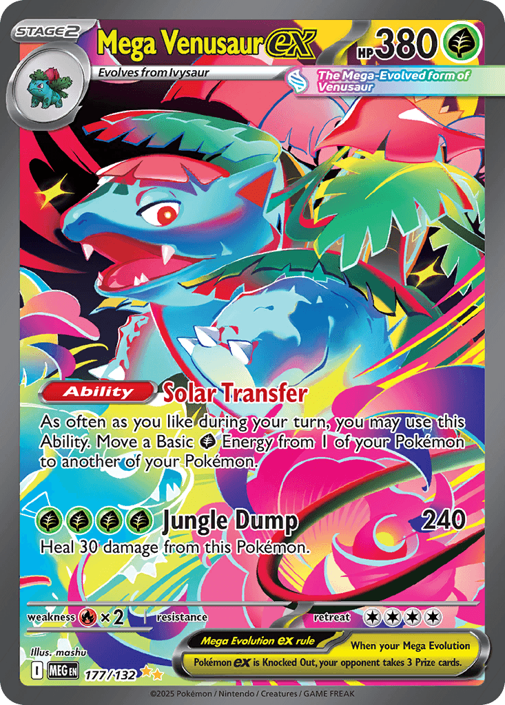 Mega Venusaur ex, Mega Evolution 177