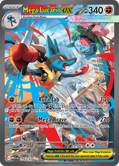 Mega Lucario ex, Mega Evolution 179
