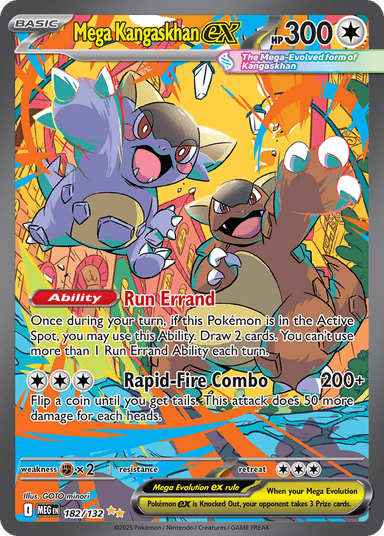 Mega Kangaskhan ex, Mega Evolution 182