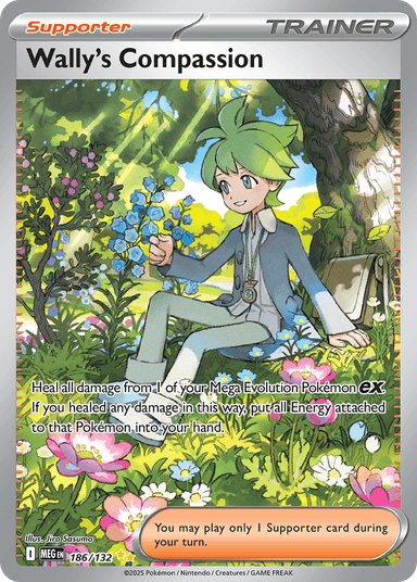 Wally's Compassion, Mega Evolution 186