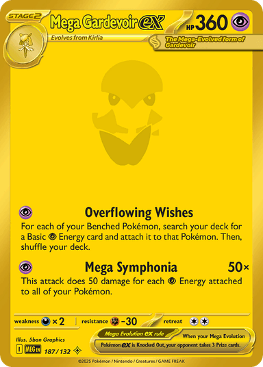 Mega Gardevoir ex, Mega Evolution 187