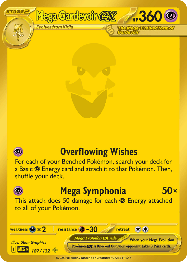 Mega Gardevoir ex, Mega Evolution 187