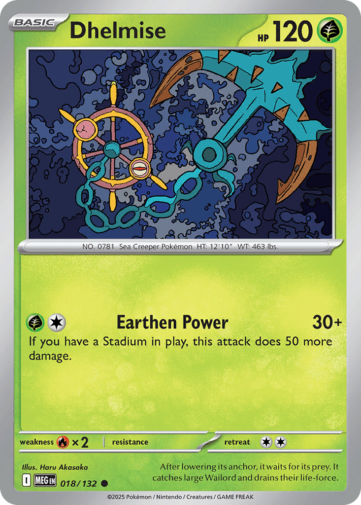 Dhelmise, Mega Evolution 18