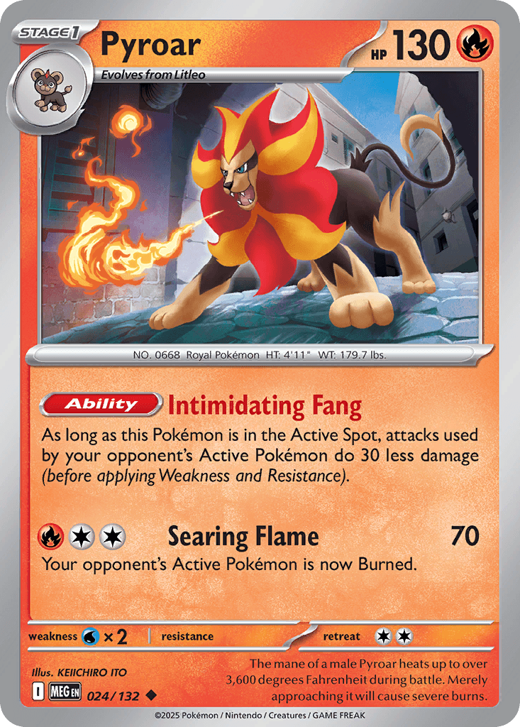 Pyroar, Mega Evolution 24