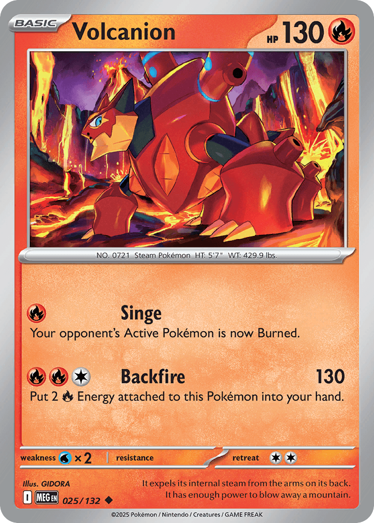 Volcanion, Mega Evolution 25
