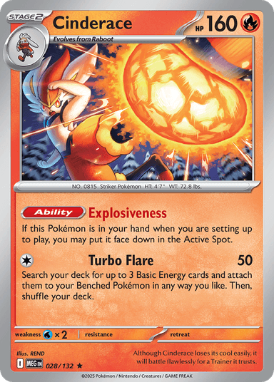 Cinderace, Mega Evolution 28