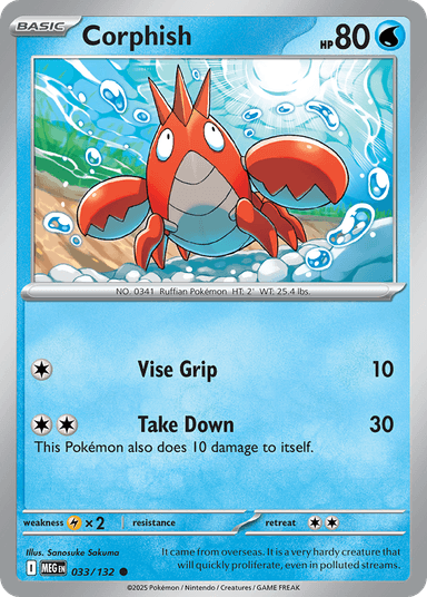 Corphish, Mega Evolution 33