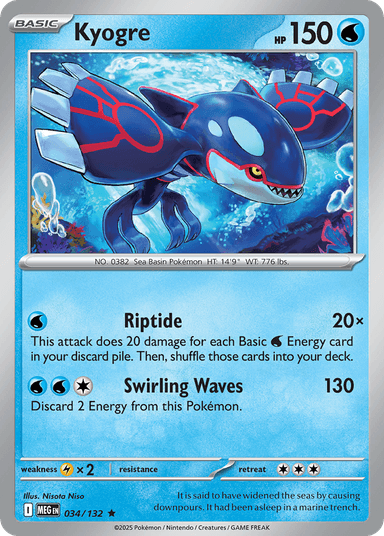 Kyogre, Mega Evolution 34