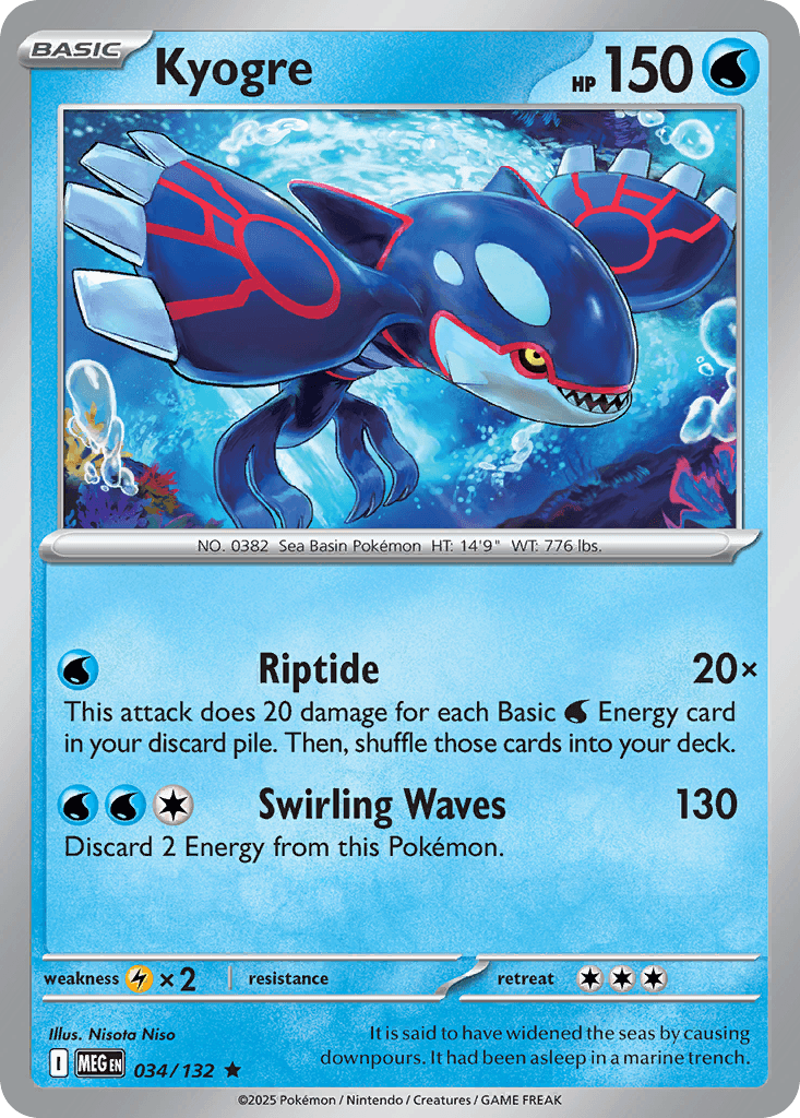 Kyogre, Mega Evolution 34
