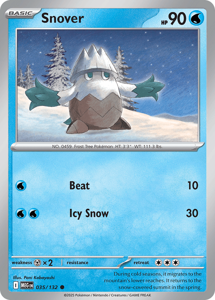 Snover, Mega Evolution 35