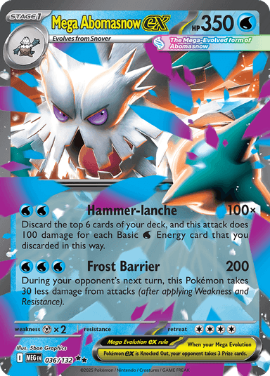 Mega Abomasnow ex, Mega Evolution 36