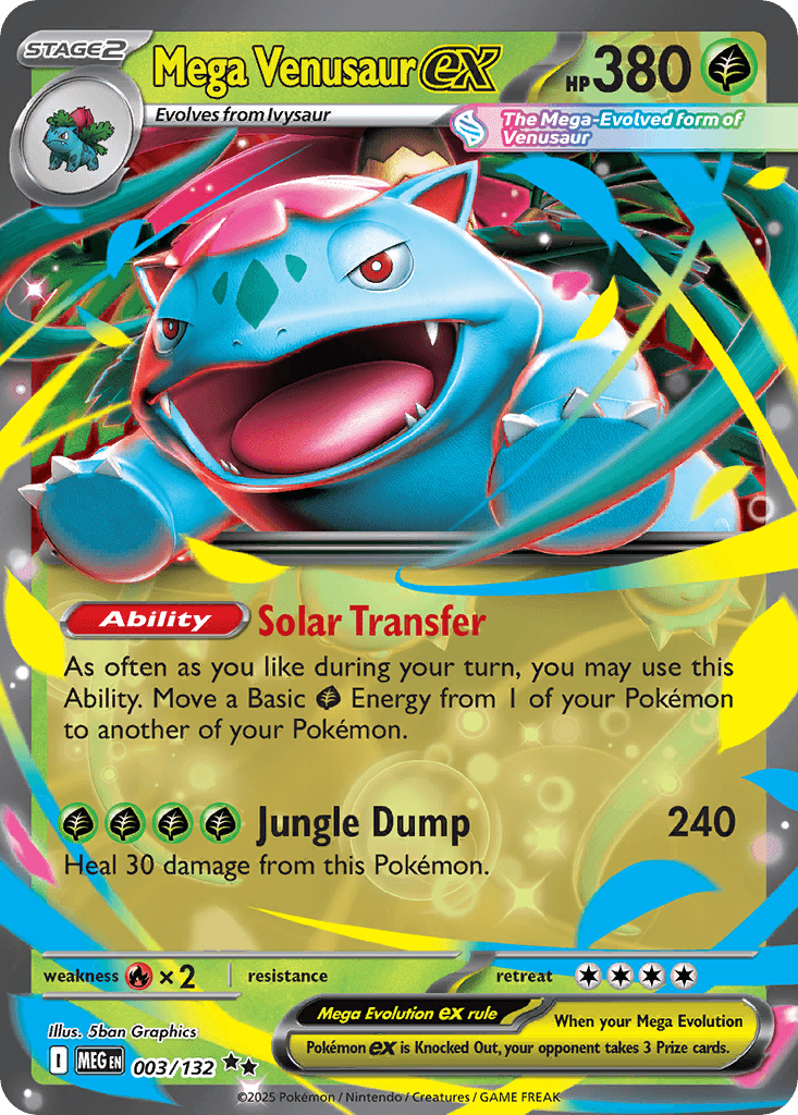 Mega Venusaur ex, Mega Evolution 3