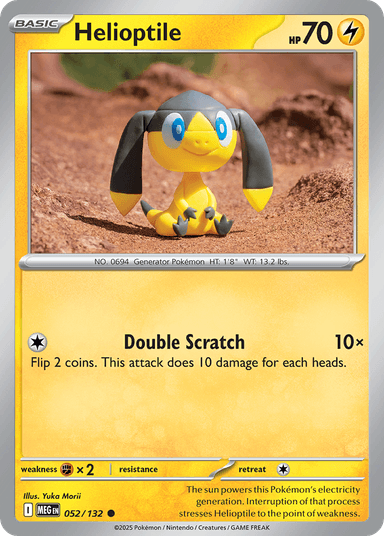 Helioptile, Mega Evolution 52