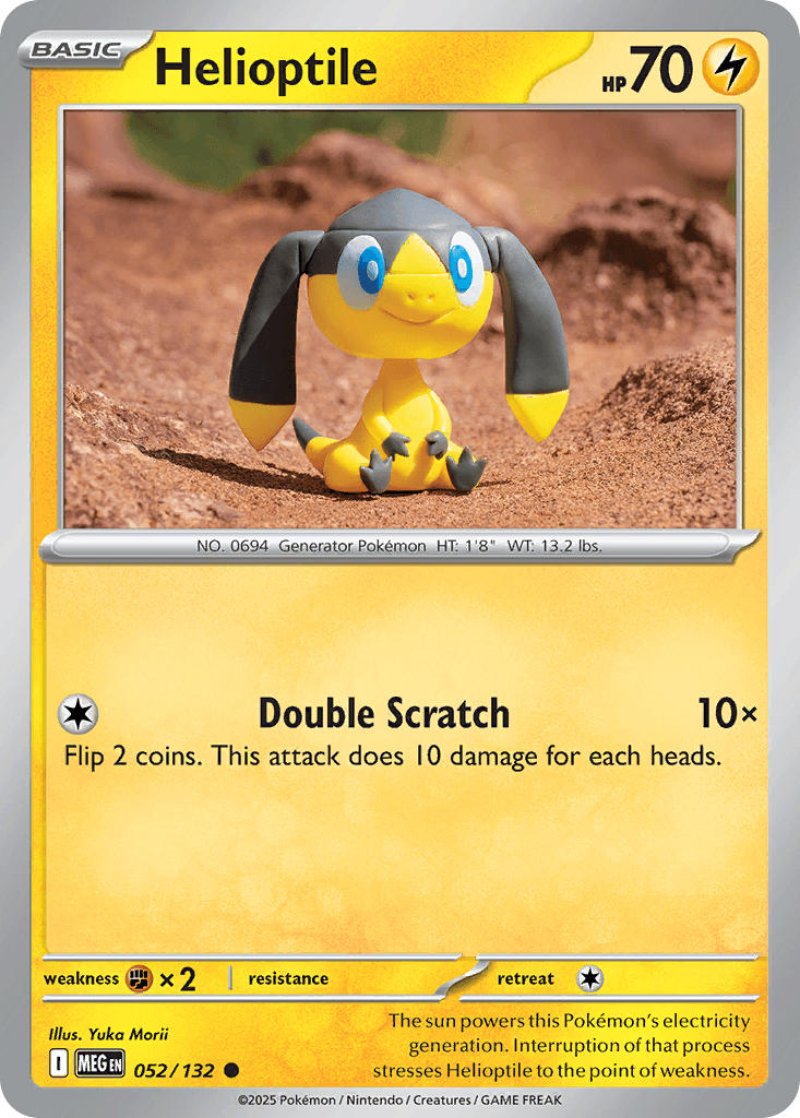 Helioptile, Mega Evolution 52