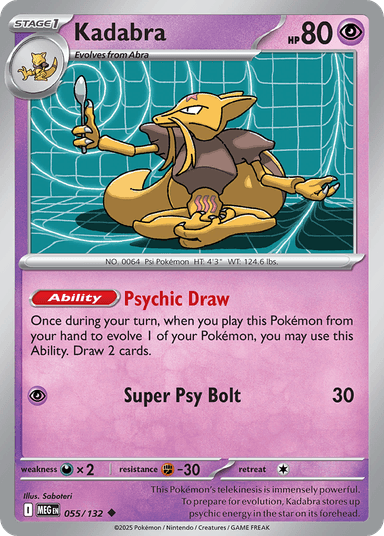 Kadabra, Mega Evolution 55