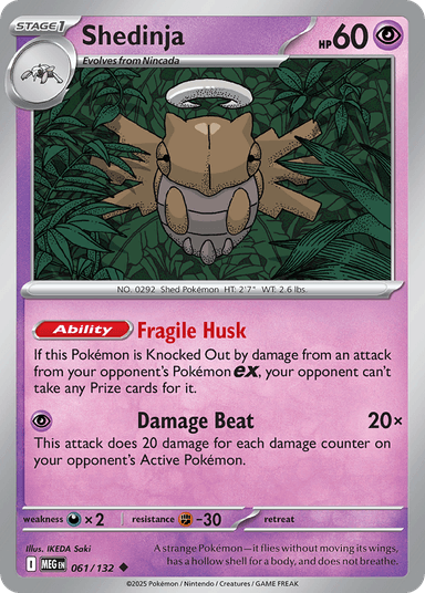 Shedinja, Mega Evolution 61