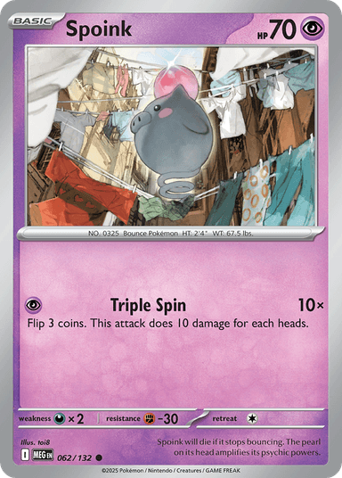Spoink, Mega Evolution 62