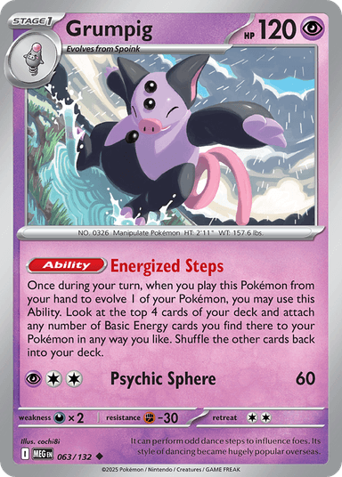 Grumpig, Mega Evolution 63