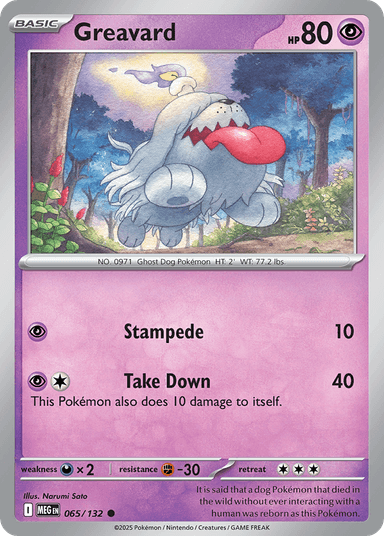 Greavard, Mega Evolution 65