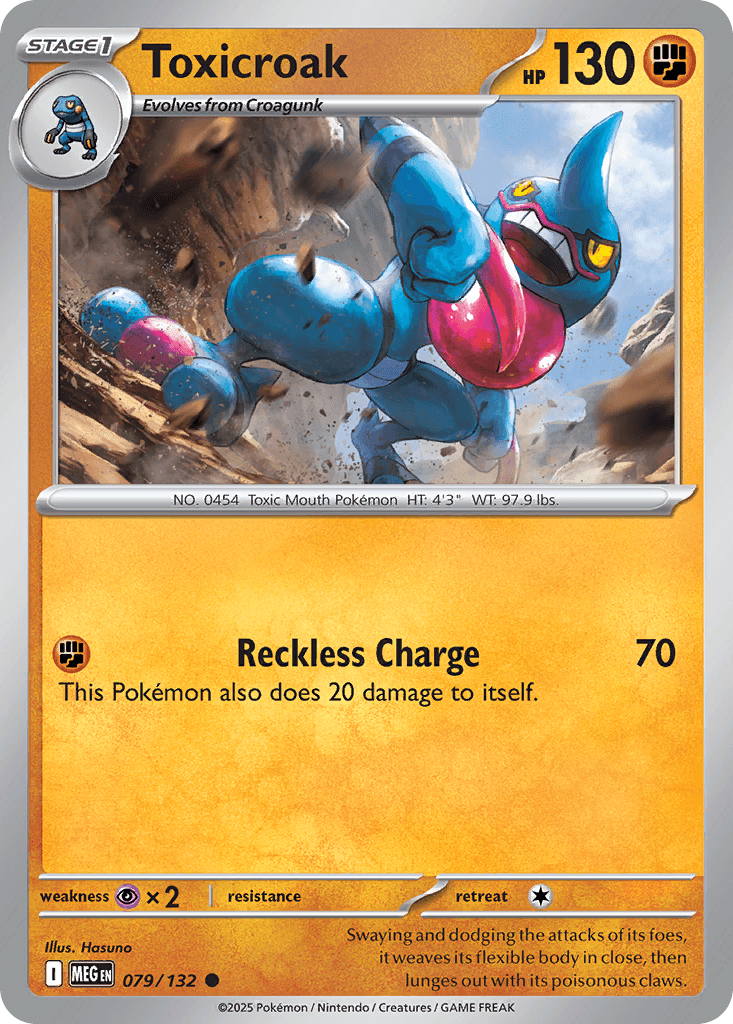 Toxicroak, Mega Evolution 79