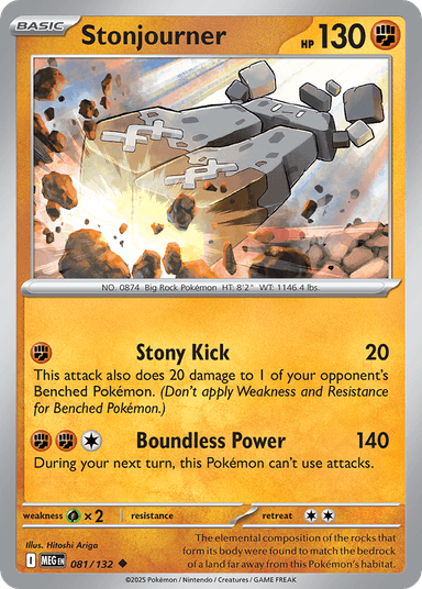Stonjourner, Mega Evolution 81