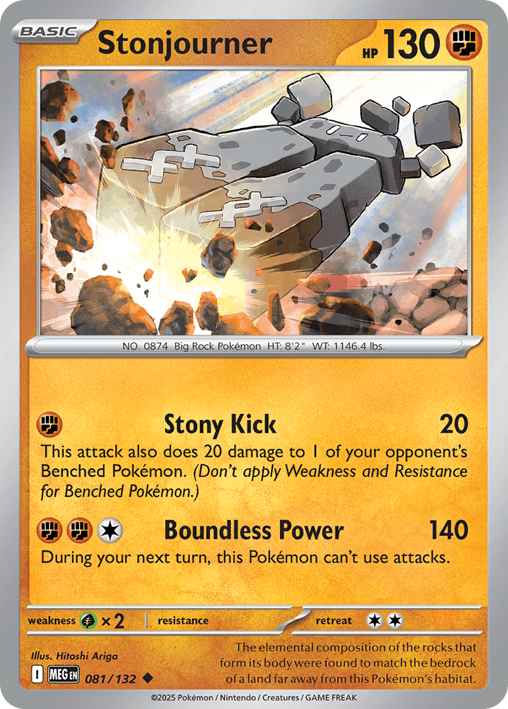 Stonjourner, Mega Evolution 81