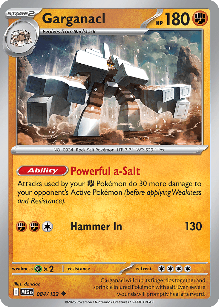 Garganacl, Mega Evolution 84