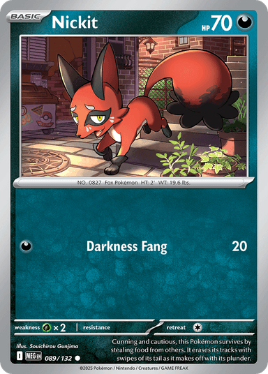 Nickit, Mega Evolution 89
