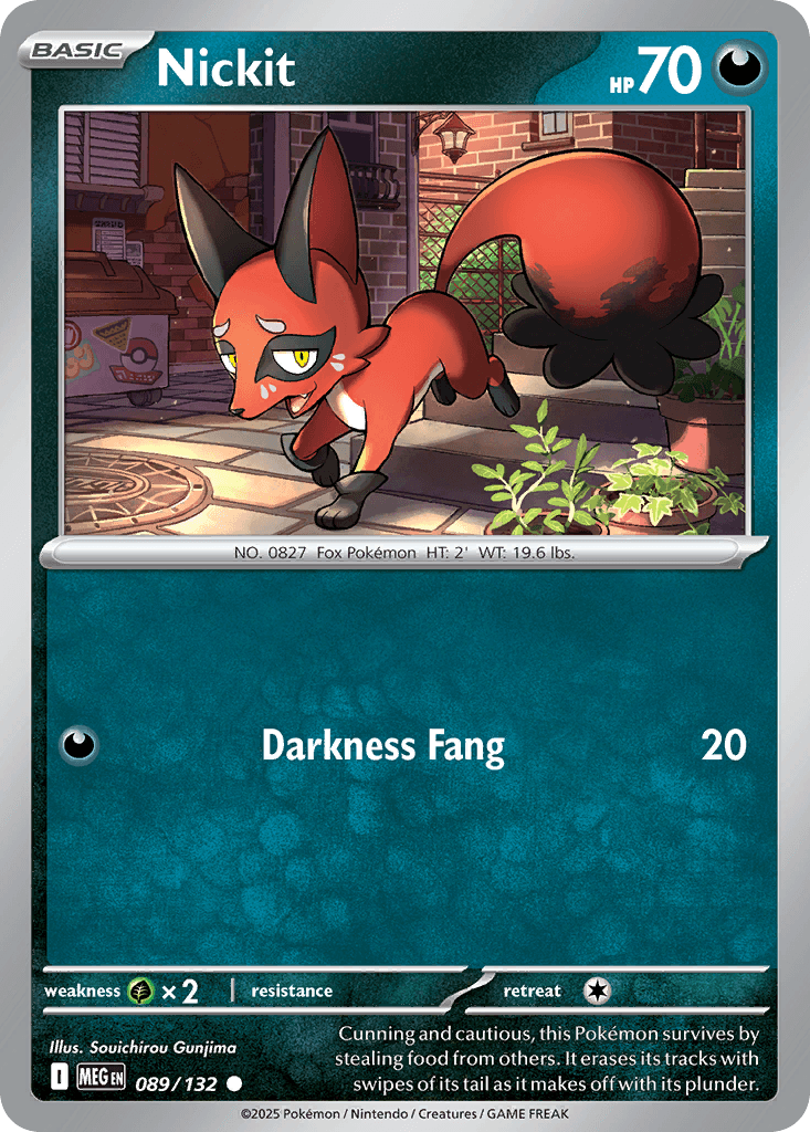 Nickit, Mega Evolution 89