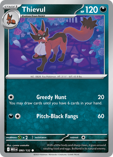 Thievul, Mega Evolution 90